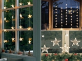 Trang trí Noel trên cửa kính siêu đẹp và bắt mắt