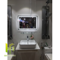 Gương chữ nhật led cảm ứng
