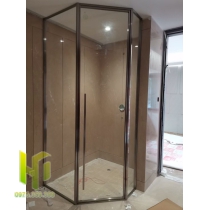 CABIN PHÒNG TẮM KÍNH HỆ MỞ 135 RON HÍT INOX