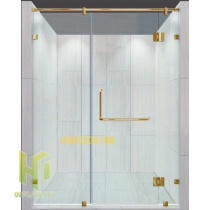 PHÒNG TẮM KÍNH 180 MẠ VÀNG