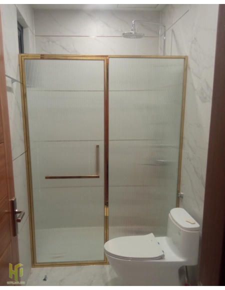 cabin phòng tắm kính hệ slim cửa mở 