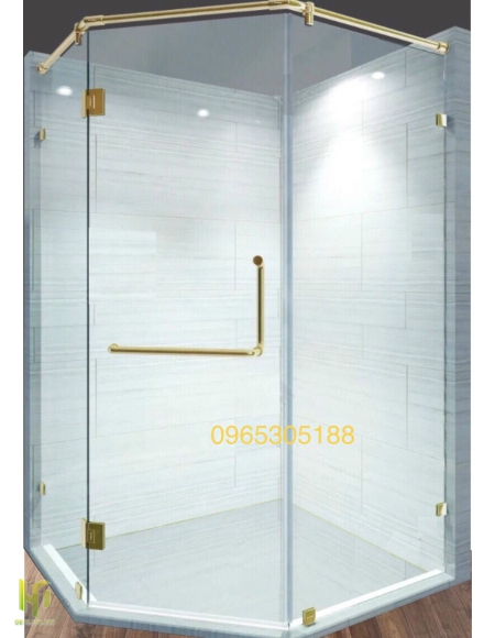 PHÒNG TẮM KÍNH 135 MẠ VÀNG